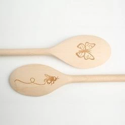 T&G Cottage Garden Beech Butterfly Wooden Spoon -KITCHEN UTENSILS Sale 07306 T And G Cottage Garden Beech Butterfly Wooden Spoon 2 1