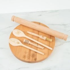 T&G Cottage Garden Beech Butterfly Wooden Spoon -KITCHEN UTENSILS Sale 07306 T And G Cottage Garden Beech Butterfly Wooden Spoon 3 1