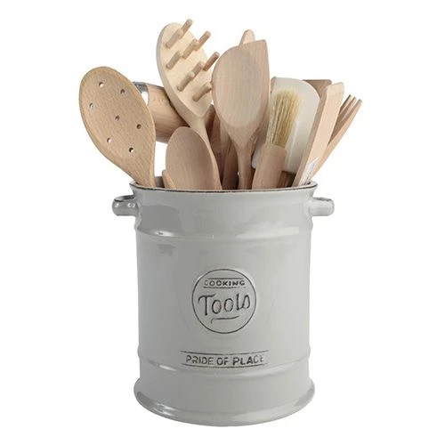 T&G Pride Of Place Large Cooking Tools Jar Cool Grey 1 T&G Pride Of Place Large Cooking Tools Jar Cool Grey