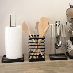 Apollo Flat Iron Utensil Holder -KITCHEN UTENSILS Sale 9246 Apollo Flat Iron Utensil Holder 3