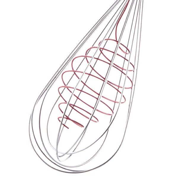 Bakehouse & Co. Bakehouse & Co Ash Wooden Handle Stainless Steel Whisk 2 Bakehouse & Co. Bakehouse & Co Ash Wooden Handle Stainless Steel Whisk - Image 2