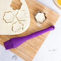 Colourworks Basting Brush 25cm Silicone Purple -KITCHEN UTENSILS Sale CWBRUSHPURV2 Colour Works Basting Brush 25cm Silicone Purple 2