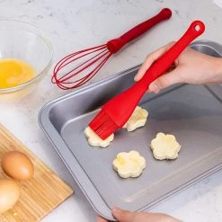 Colourworks Basting Brush 25cm Silicone Red -KITCHEN UTENSILS Sale CWBRUSHREDV2 Colour Works Basting Brush 25cm Silicone Red 3