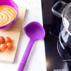Colourworks Ladle 27cm Silicone Purple -KITCHEN UTENSILS Sale CWLADPURV2 Colour Works Ladle 27cm Silicone Purple 4