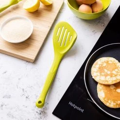 Colourworks Slotted Turner 28cm Silicone Green -KITCHEN UTENSILS Sale CWTURNGRNV2 Colour Works Slotted Turner 28cm Silicone Green 2