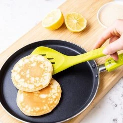 Colourworks Slotted Turner 28cm Silicone Green -KITCHEN UTENSILS Sale CWTURNGRNV2 Colour Works Slotted Turner 28cm Silicone Green 5