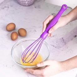 Colourworks Whisk 31cm Silicone Purple -KITCHEN UTENSILS Sale CWWHISKPURV2 Colour Works Whisk 31cm Silicone Purple 3
