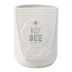 English Tableware Company Bee Happy Utensil Pot & Cookbook Tablet Stand