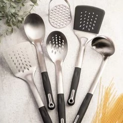 Fusion Stainless Steel Solid Spoon -KITCHEN UTENSILS Sale FSSSSPN Fusion Stainless Steel Solid Spoon 3
