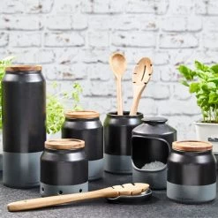 Cole & Mason Linton Ceramic Utensil Pot -KITCHEN UTENSILS Sale H822140 Cole And Mason Linton Ceramic Utensil Pot 5