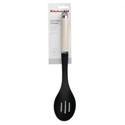 KitchenAid Non-Stick Slotted Spoon Almond Cream -KITCHEN UTENSILS Sale KAG004OHACE KitchenAid Non Stick Slotted Spoon Almond Cream 3