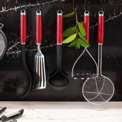 KitchenAid Stainless Steel Potato Masher Empire Red -KITCHEN UTENSILS Sale KAG008OHERE KitchenAid Stainless Steel Potato Masher Empire Red 5