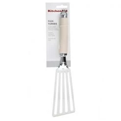 KitchenAid Stainless Steel Flex Turner Almond Cream -KITCHEN UTENSILS Sale KAG024OHACE KitchenAid Stainless Steel Flex Turner Almond Cream 2