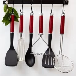 KitchenAid Stainless Steel Flex Turner Empire Red -KITCHEN UTENSILS Sale KAG024OHERE KitchenAid Stainless Steel Flex Turner Empire Red 4