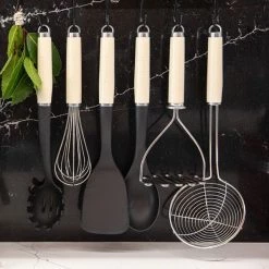 KitchenAid Stainless Steel Manual Hand Whisk Almond Cream 9 KitchenAid Stainless Steel Manual Hand Whisk Almond Cream -KITCHEN UTENSILS Sale KAG060OHACE KitchenAid Stainless Steel Hand Whisk Almond Cream 3