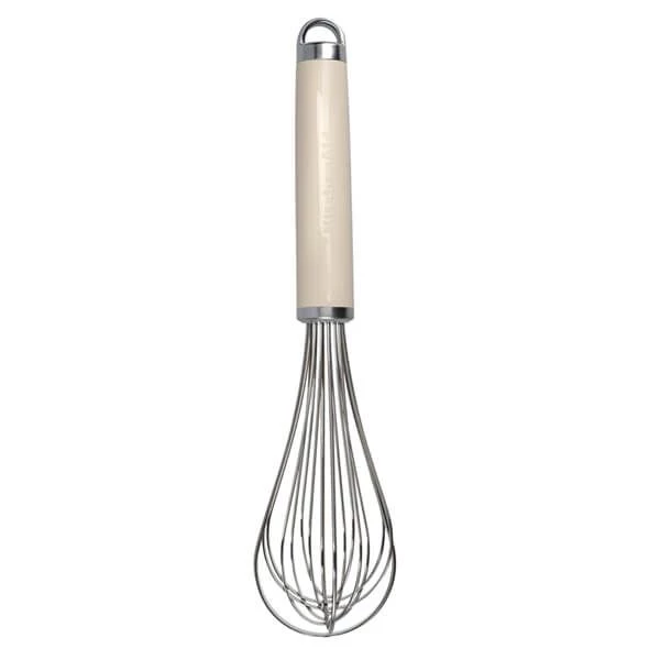 KitchenAid Stainless Steel Manual Hand Whisk Almond Cream 1 KitchenAid Stainless Steel Manual Hand Whisk Almond Cream