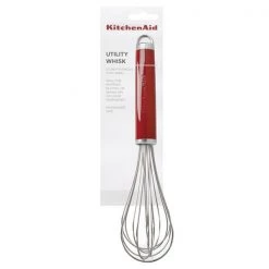 KitchenAid Stainless Steel Manual Hand Whisk Empire Red 8 KitchenAid Stainless Steel Manual Hand Whisk Empire Red -KITCHEN UTENSILS Sale KAG060OHERE KitchenAid Stainless Steel Hand Whisk Empire Red 2