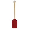 KitchenAid Birchwood Spoon Spatula With Silicone Head Red