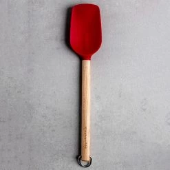 KitchenAid Birchwood Spoon Spatula With Silicone Head Red -KITCHEN UTENSILS Sale KQR730OHERE KitchenAid Birchwood Spoon Spatula Red 4