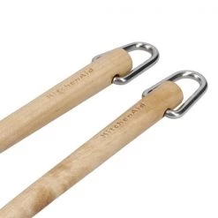 KitchenAid 2-Piece Birchwood Mini Spatula Set With Silicone Heads Red -KITCHEN UTENSILS Sale KQR750OHERE KitchenAid Birchwood Mini Spatula Set Red 2