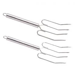 MasterClass Master Class Pair Of Stainless Steel Oven Forks