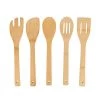 Natural Elements 5 Piece Bamboo Utensil Set