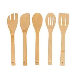 Natural Elements 5 Piece Bamboo Utensil Set