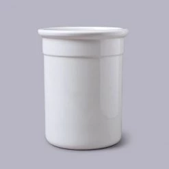 W.M.Bartleet & Sons Traditional Utensil Pot White